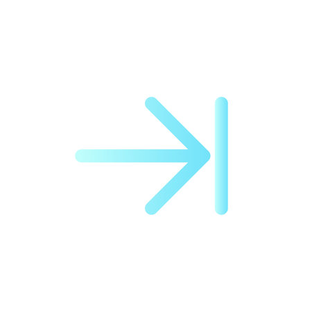 Next step flat gradient color ui icon. web browser navigation. digital program feature. Move forward. simple filled pictogram. GUI, UX design for mobile application. Vector isolated RGB illustrationのイラスト素材
