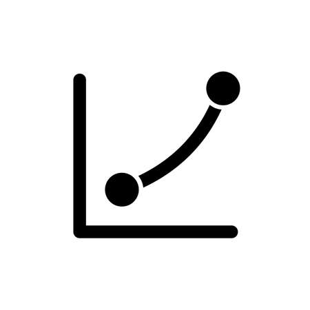 Curves tool black glyph ui icon. tone balance. Simple filled line element. user interface design. Silhouette symbol on white space. Solid pictogram for web, mobile. isolated vector illustrationのイラスト素材