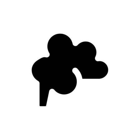 Brain black glyph ui icon. nervous system. neurological checkup. human organ. user interface design. Silhouette symbol on white space. Solid pictogram for web, mobile. isolated vector illustrationのイラスト素材