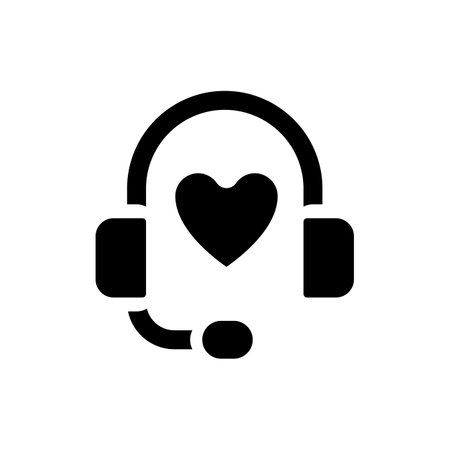 Clinical call center black glyph ui icon. hospital helpdesk service. emergency. user interface design. Silhouette symbol on white space. Solid pictogram for web, mobile. isolated vector illustrationのイラスト素材