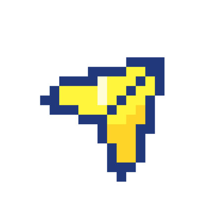 Sharing post pixelated RGB color ui icon. paper plane. Button for social media. Simplistic filled 8bit graphic element. Retro style design for arcade, video game art. Editable vector isolated imageのイラスト素材