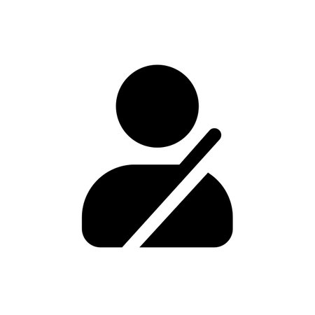 Passenger safety black glyph ui icon. Use belt to survive car accident. user interface design. Silhouette symbol on white space. Solid pictogram for web, mobile. isolated vector illustrationのイラスト素材