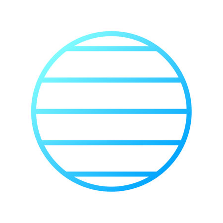 Latitude pixel perfect gradient linear vector icon. spherical coordinate. geographic globe. planet surface. thin line color symbol. Modern style pictogram. Vector isolated outline drawingのイラスト素材