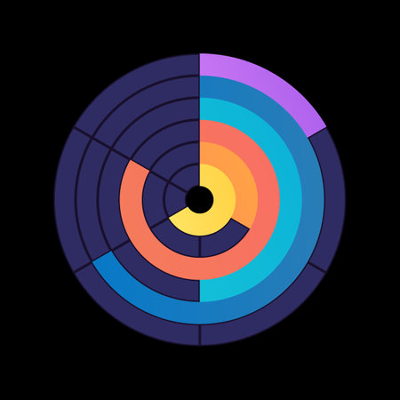 Healthcare insurance expenditures infographic chart design element. Customizable graph for statistical analysis. Editable component for instructional graphics. Visual data presentationのイラスト素材