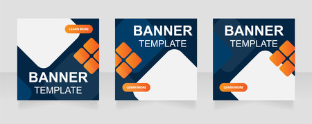 Business event and occasion web banner design template. Vector flyer with text space. Advertising poster with customized copyspace. Printable poster for advertising. Arial font usedのイラスト素材