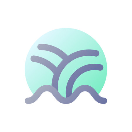 Beach volleyball pixel perfect flat gradient color ui icon. Ball for sports game in pool. simple filled pictogram. GUI, UX design for mobile application. Vector isolated RGB illustrationのイラスト素材