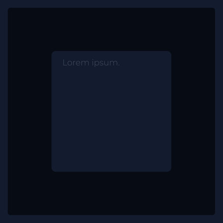 Black text field UI element template. Editable isolated vector dashboard component. flat user interface. visual data presentation. Web design widget for mobile application with dark themeのイラスト素材