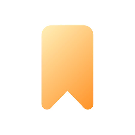 Bookmark pixel perfect flat gradient color ui icon. Chosen content tag. web page element. simple filled pictogram. GUI, UX design for mobile application. Vector isolated RGB illustrationのイラスト素材