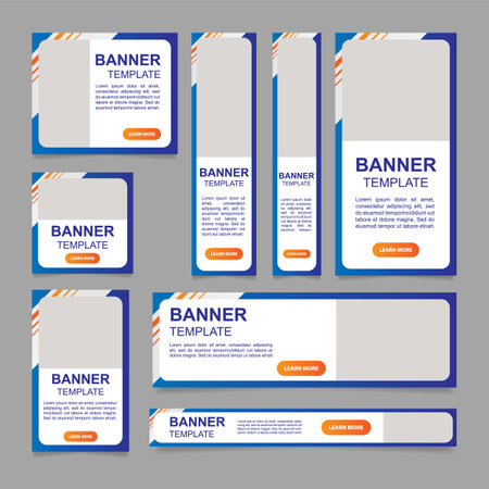 Medical service educational forum web banner design template. Vector flyer with text space. Advertising poster with customized copyspace. Printable poster for advertising. Arial font usedのイラスト素材