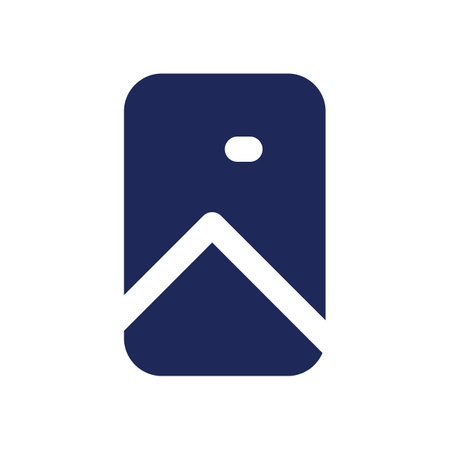 Vertical picture black glyph ui icon. multimedia. Photo and video format. user interface design. Silhouette symbol on white space. Solid pictogram for web, mobile. isolated vector illustrationのイラスト素材