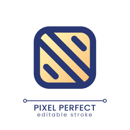 Add background pixel perfect gradient fill ui icon. Upload image to footage. Customize video. Modern colorful line symbol. GUI, UX design for app, web. Vector isolated editable RGB elementのイラスト素材
