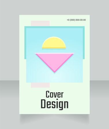 Travel agency business card design template. summer holiday. Poster with flat illustrations and copy space. Postcard with simple background. One page invitation. Teko Regular font usedのイラスト素材