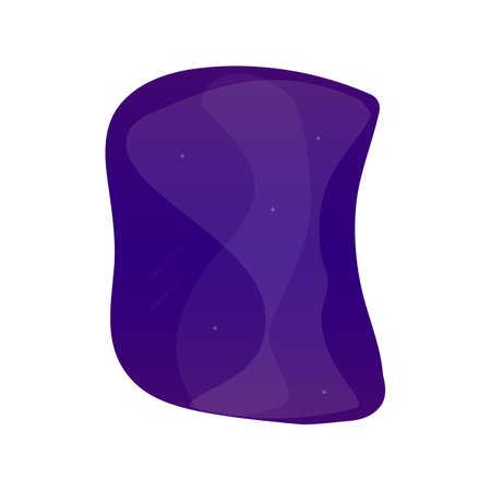 Deep outer space with stars and comets brochure element design. Vector illustration with empty copy space for text. Editable shapes for poster decoration. creative and customizable frameのイラスト素材