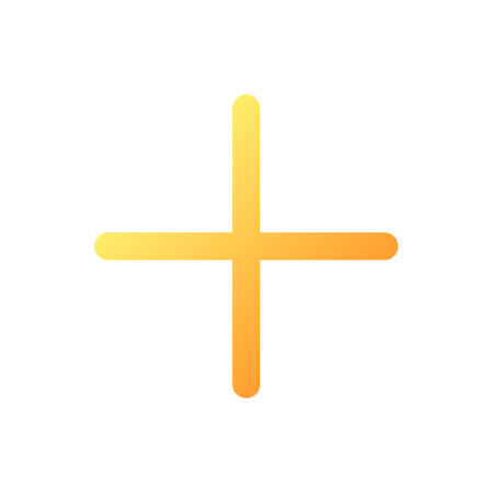 Plus pixel perfect flat gradient color ui icon. Invite and add to chat. addition sign. messenger. simple filled pictogram. GUI, UX design for mobile application. Vector isolated RGB illustrationのイラスト素材