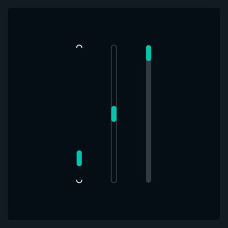 Vertical scrollbar UI element template. Editable isolated vector dashboard component. flat user...