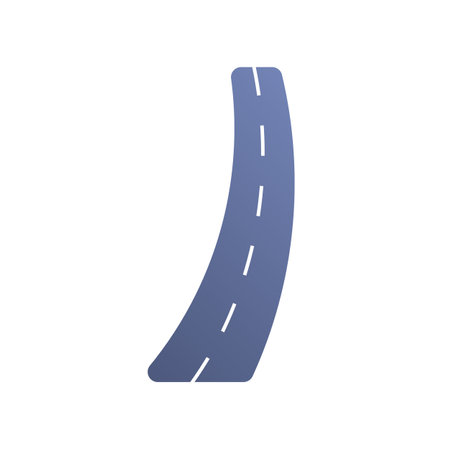 Empty road brochure asphalt element design. drive and travel. Vector illustration with empty copy space for text. Editable shapes for poster decoration. creative and customizable frameのイラスト素材