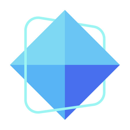 Multiangular geometric shape design. Octahedron surrounded by rectangular shape. three dimensional model. Editable figure for poster decoration. trendy graphic element. creative and customizable iconのイラスト素材