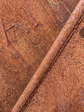 Full frame shot of rusty metal texture.の写真素材