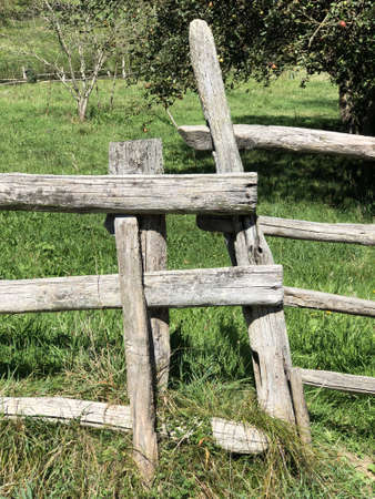 wood fenceの写真素材