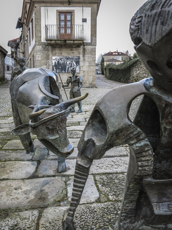 Ox festival (festa do boi) statueのeditorial素材