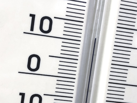 Thermometer, close up detail.の写真素材