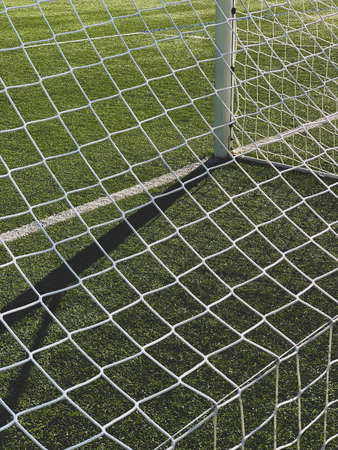 Football / Soccer goal net detail