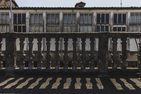 Empty room in an abandoned house.の写真素材