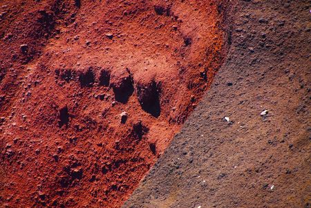 Red Rock Crater, New Zealandの写真素材