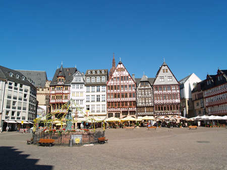 Market place in Frankfurt Mainのeditorial素材