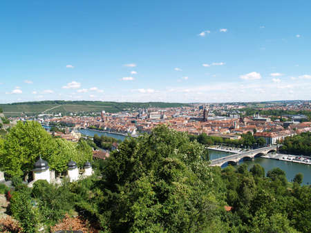 Townscape of Würzburgの写真素材