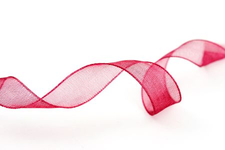 Red ribbonの写真素材
