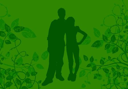 Green abstract backgroundの写真素材