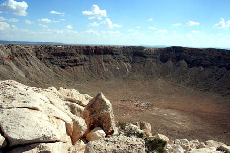 Meteor Craterの写真素材