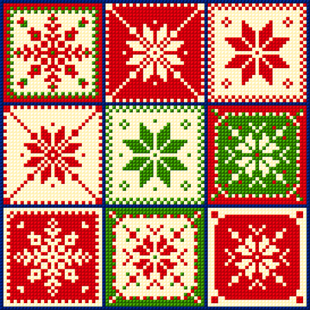 Beading design, tribal design, tribal beads, bead necklace, african beads, ethnic seamless pattern, embroidery cross, squares, diamonds, chevrons.のイラスト素材