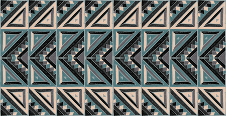 Tribal vector ornament. Seamless African pattern. Ethnic carpet with chevrons. Aztec style....
