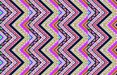 Geometric folklore ornament. Tribal ethnic vector texture. Seamless striped pattern in Aztec style....