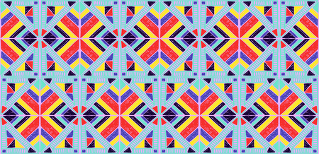 Tribal vector ornament of  Seamless African pattern.
