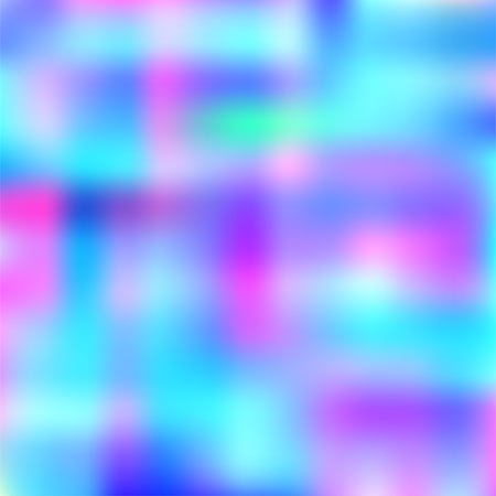 Holographic Vector Background. Iridescent Foil. Glitch Hologram. Pastel neon rainbow. Ultraviolet metallic paper. Template for presentation. Cover to web design.  Abstract colorful gradient.のイラスト素材