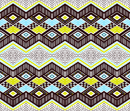 Tribal ethnic vector pattern.のイラスト素材