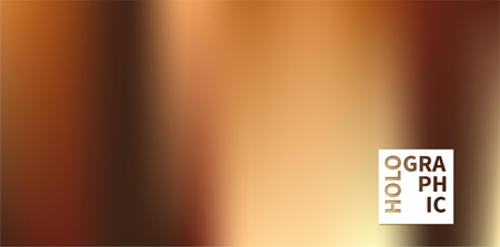 Shiny foil paper. Holographic Gold Vector Background. Iridescent Foil. Glitch Hologram. Pastel neon rainbow. Ultraviolet metallic paper.  Cover to web design.  Abstract colorful gradient.のイラスト素材