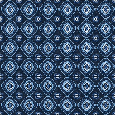 Ikat geometric folklore ornament. Tribal ethnic vector texture. Seamless striped  pattern in Aztec style. Figure tribal  embroidery. Indian, Scandinavian, Gypsy, Mexican, folk pattern.のイラスト素材