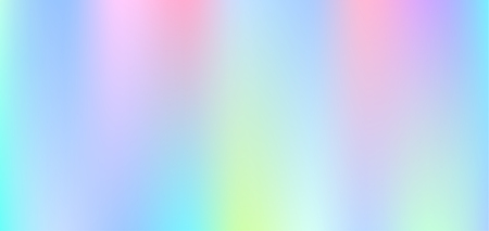 Holographic Vector Background. Iridescent Foil. Glitch Hologram. Pastel neon rainbow. Ultraviolet metallic paper. Template for presentation. Cover to web design.  Abstract colorful gradient.のイラスト素材