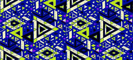 Geometric folklore ornament. Tribal ethnic vector texture. Seamless striped  pattern in Aztec style....