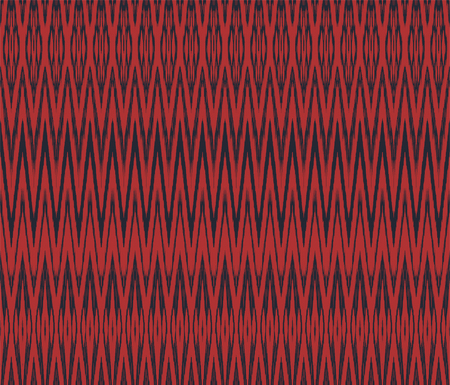 Ikat seamless pattern. Vector tie dye shibori print with stripes and chevron. Ink textured japanese background. Ethnic fabric vector. Bohemian fashion. Endless watercolor texture. African rug.のイラスト素材