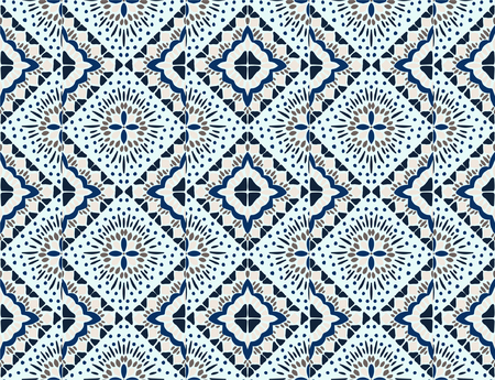 Ikat geometric folklore ornament. Tribal ethnic vector texture. Seamless striped pattern in Aztec style. Figure tribal embroidery. Indian, Scandinavian, Gypsy, Mexican, folk pattern.のイラスト素材