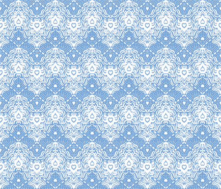 Ikat seamless pattern. Vector tie dye shibori print with stripes and chevron. Ink textured japanese background. Ethnic fabric vector. Bohemian fashion. Endless  texture. African rug.のイラスト素材