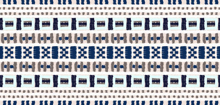 Tribal vector ornament. Seamless African pattern. Ethnic carpet with chevrons. Aztec style....