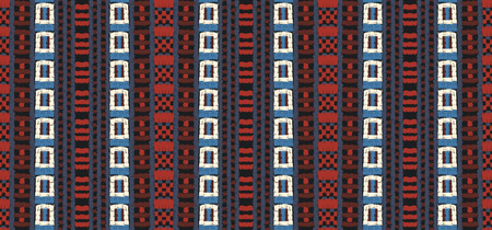 Tribal vector ornament. Seamless African pattern. Ethnic carpet with chevrons. Aztec style....