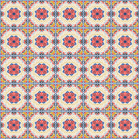 Talavera pattern.  Azulejos portugal. Turkish ornament. Moroccan tile mosaic. Spanish porcelain....