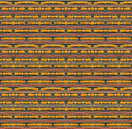 Tribal vector ornament. Seamless African pattern. Ethnic carpet with chevrons. Aztec style....